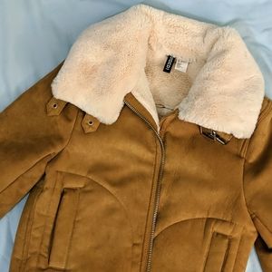 H&M Faux Fur Lining Jacket